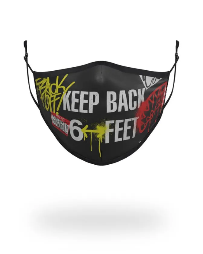 ADULT BACK IT UP FORM FITTING FACE MASK