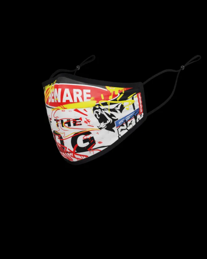 ADULT BEWARE OF THE DOG FORM-FITTING FACE MASK