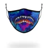 ADULT COLOR DRIP FORM FITTING FACE MASK