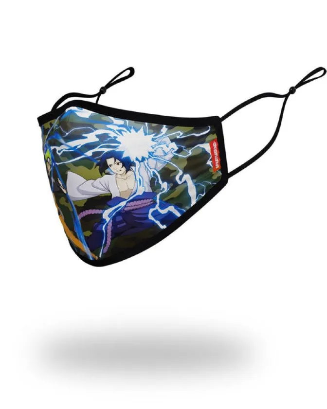 ADULT NARUTO VS SASUKE FORM FITTING FACE-COVERING