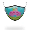 ADULT SPONGEBOB JELLY SHARK FORM FITTING FACE-COVERING