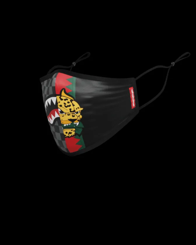ADULT SPUCCI SPLIT FORM-FITTING FACE MASK