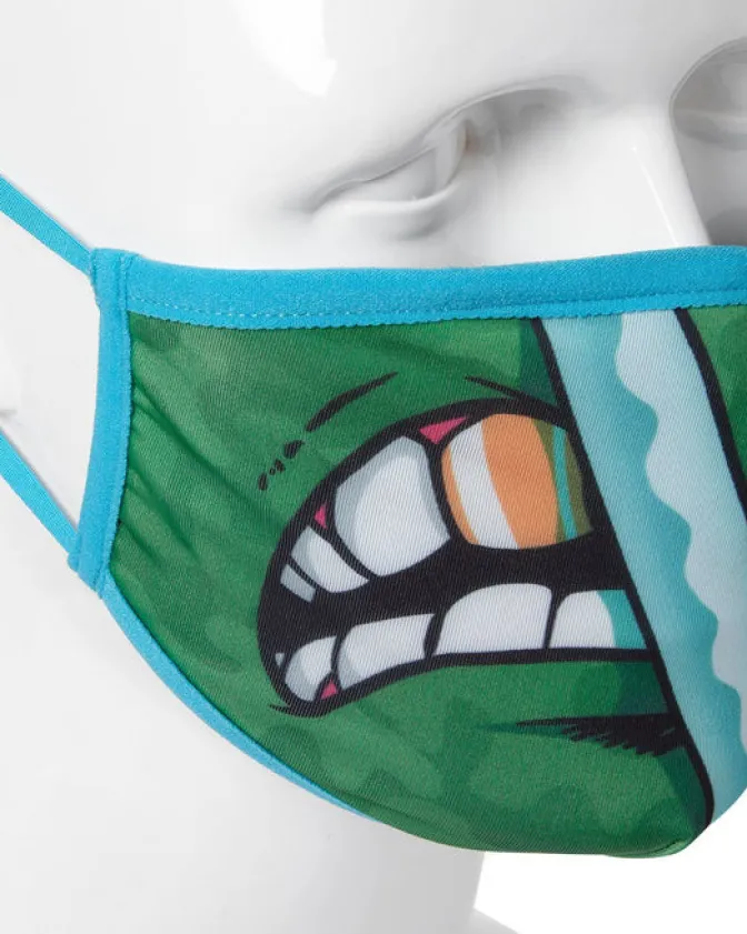 ADULT TMNT: LEONARDO SHARK FORM FITTING FACE-COVERING