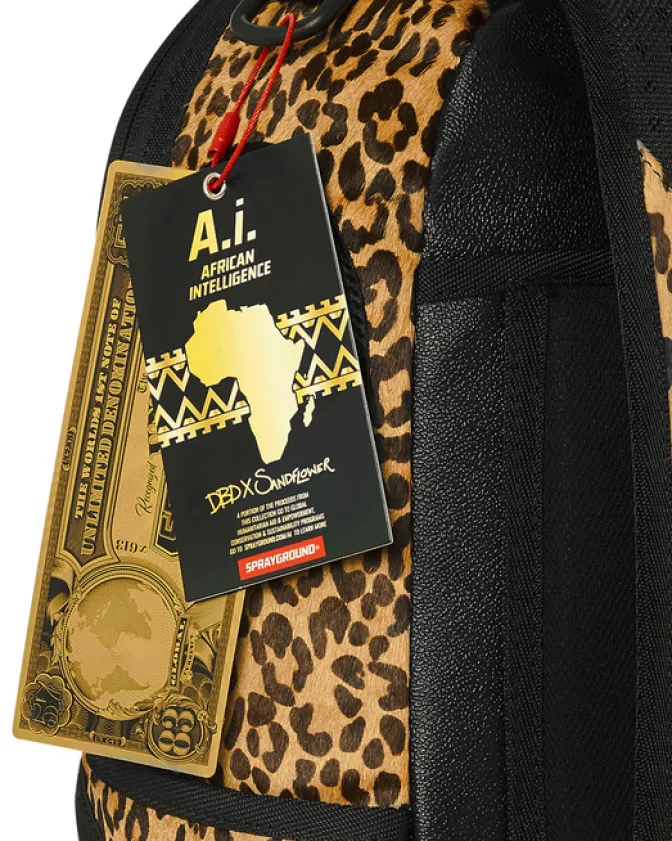 AFRICAN INTELLIGENCE 9 COURAGE LIVES ON BACKPACK - SANDFLOWER COLLAB