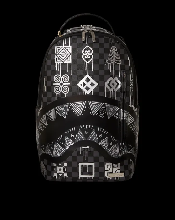 AFRICAN INTELLIGENCE 9 POWER GLYPHICS BACKPACK - SANDFLOWER COLLAB