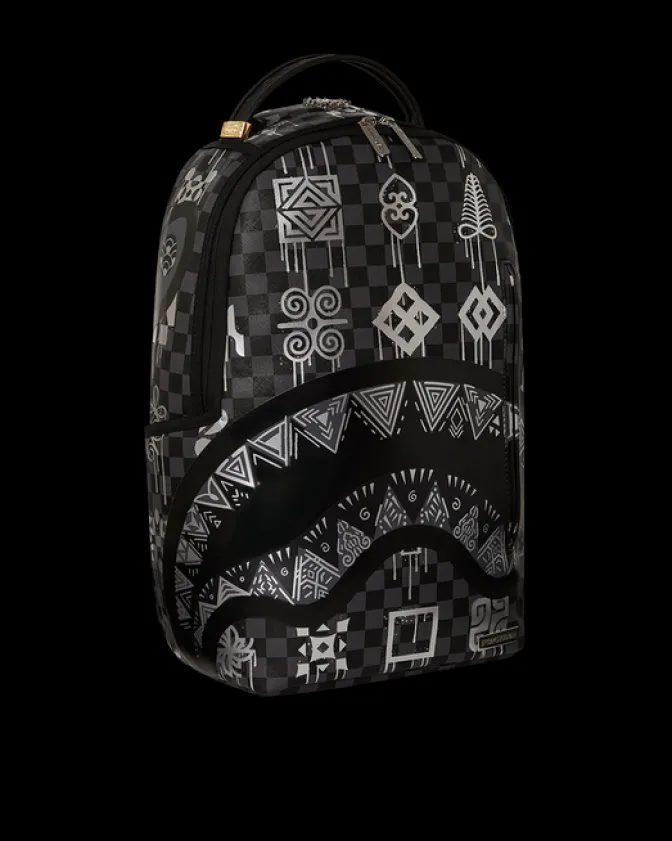 AFRICAN INTELLIGENCE 9 POWER GLYPHICS BACKPACK - SANDFLOWER COLLAB