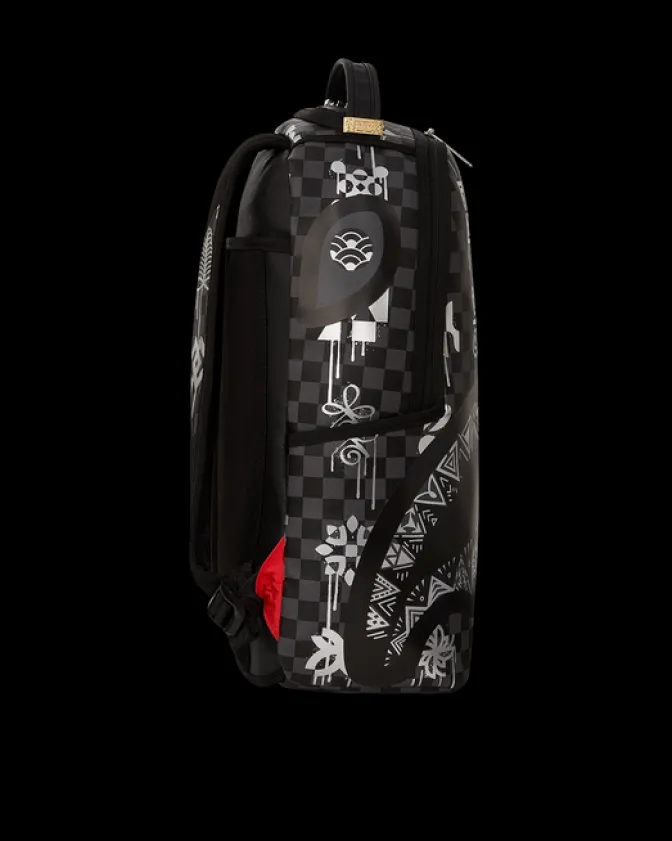 AFRICAN INTELLIGENCE 9 POWER GLYPHICS BACKPACK - SANDFLOWER COLLAB
