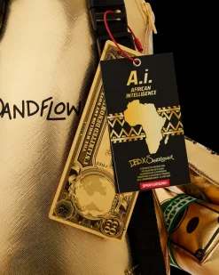 A.I.8 AFRICAN INTELLIGENCE PATH TO THE FUTURE II MEDIUM MONEYBEAR TEDDYBEAR BACKPACK