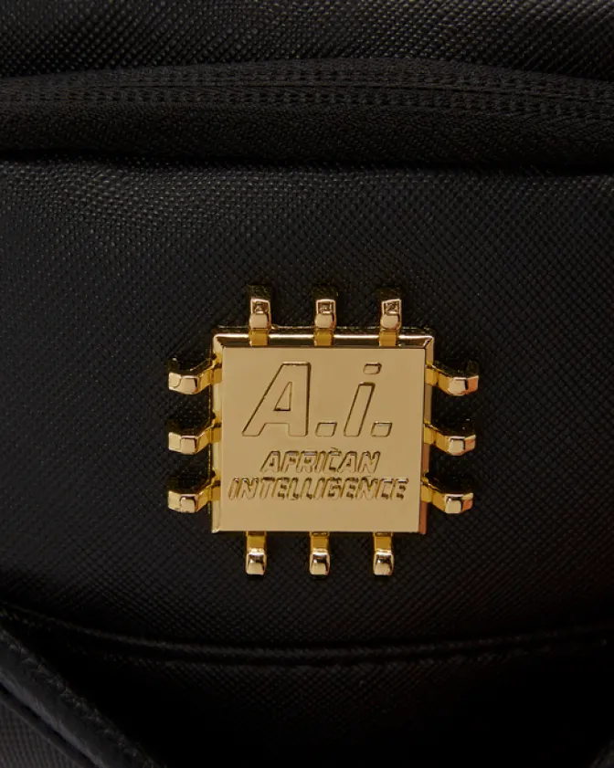 A.i.3 SHARK BITE BLACK GOLD BACKPACK (DLXV)