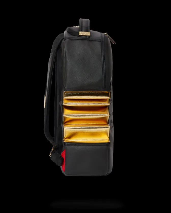 A.i.3 SHARK BITE BLACK GOLD BACKPACK (DLXV)