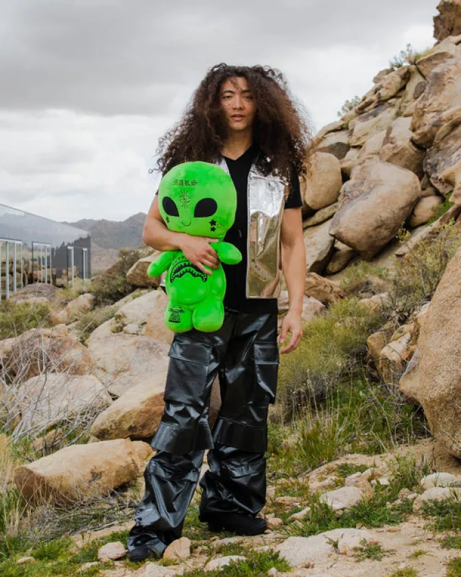 ALIEN PLUSH BACKPACK
