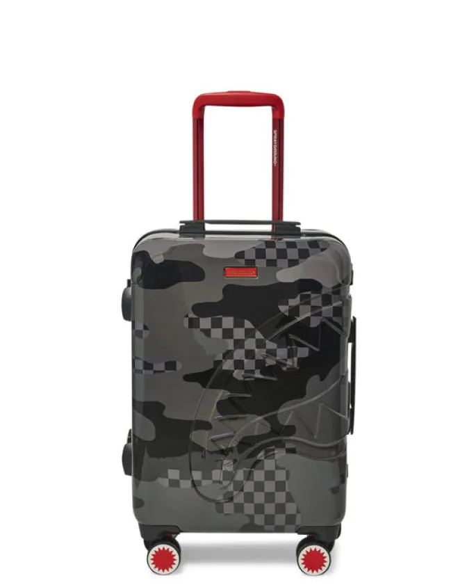 3AM NEVER SLEEP SHARKITECTURE HARDSHELL CARRY-ON LUGGAGE