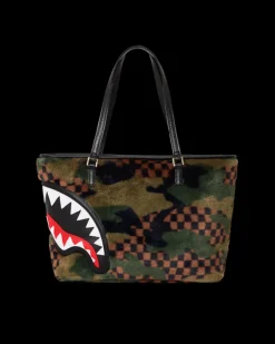 BIG SKY FUR SHARK TOTE