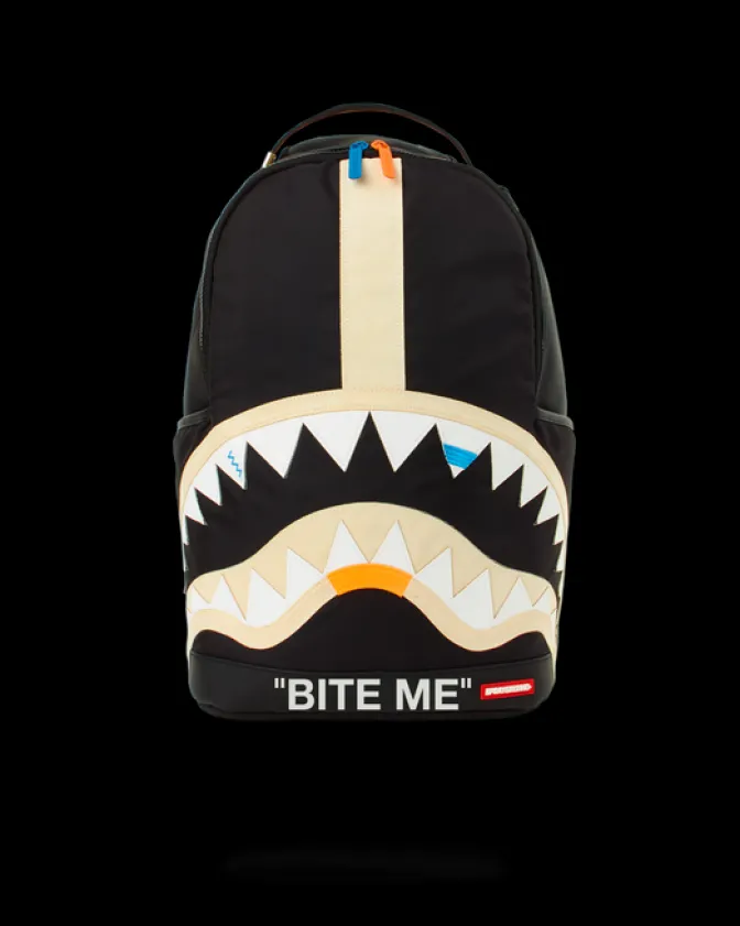 BITE ME SHARK (BLACK) BACKPACK