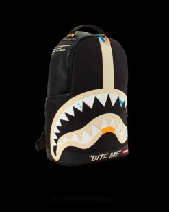 BITE ME SHARK (BLACK) BACKPACK