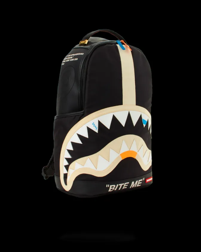 BITE ME SHARK (BLACK) BACKPACK