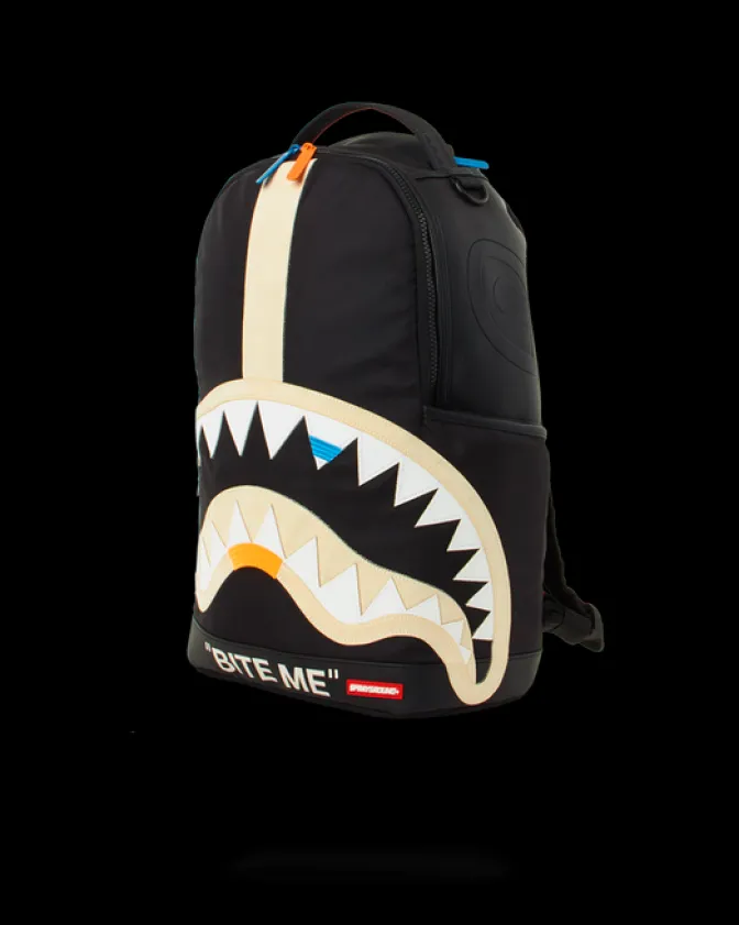 BITE ME SHARK (BLACK) BACKPACK