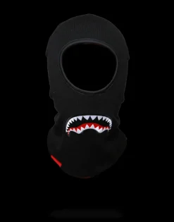 BLACK SHARKMOUTH SKI MASK