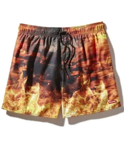CAMO FIRE SHOTO SWIM TRUNKS