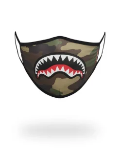 CAMO SHARKMOUTH FORM-FITTING MASK