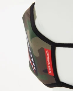CAMO SHARKMOUTH FORM-FITTING MASK