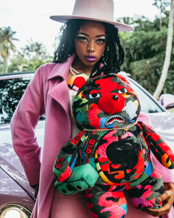 CAMOBURST MONEYBEAR TEDDYBEAR BACKPACK