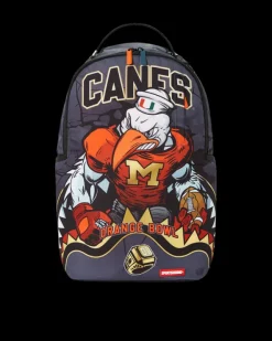 CANES MUSCLE UNIVERSITY OF MIAMI BACKPACK (WITH WARREN SAPP)