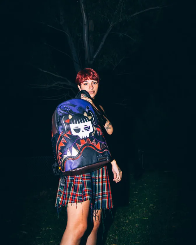 CAZZU ERRORCITO PUNK SHARK BACKPACK