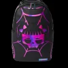 CAZZU IRIDESCENT CUT u0026 SEW SPIDER SKULL SHARK BACKPACK (DLXV)