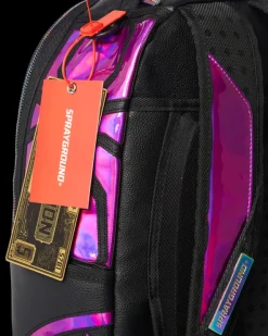 CAZZU IRIDESCENT CUT u0026 SEW SPIDER SKULL SHARK BACKPACK (DLXV)
