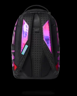 CAZZU IRIDESCENT CUT u0026 SEW SPIDER SKULL SHARK BACKPACK (DLXV)