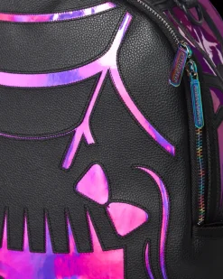 CAZZU IRIDESCENT CUT u0026 SEW SPIDER SKULL SHARK BACKPACK (DLXV)