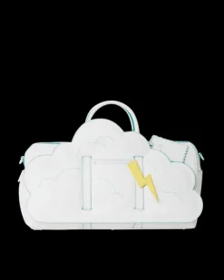 CLOUDY WITH A CHANCE OF SHARK DUFFLE