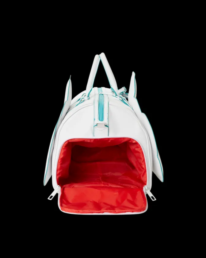 CLOUDY WITH A CHANCE OF SHARK DUFFLE