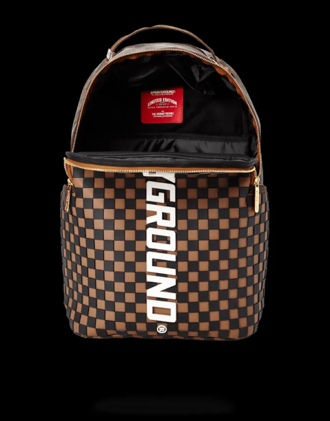3D MOLDED RUBBER CHECKERED LOGO