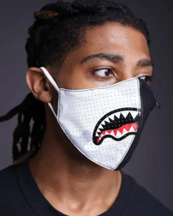 DAMAGE CONTROL STASH POCKET VEGAN LEATHER FACE MASK