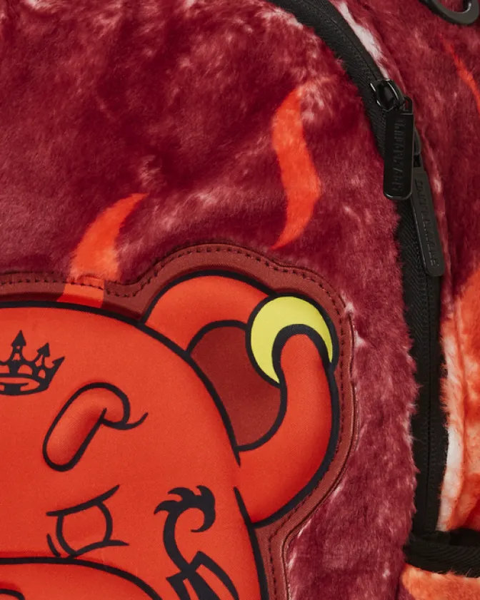 DIABLO COZY VELOUR FUR BACKPACK