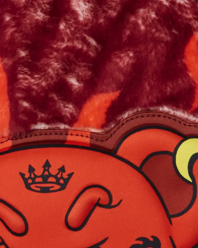 DIABLO COZY VELOUR FUR BACKPACK