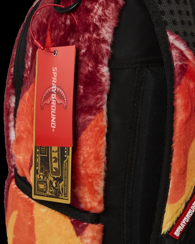 DIABLO COZY VELOUR FUR BACKPACK