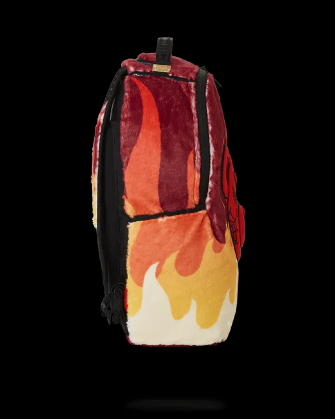 DIABLO COZY VELOUR FUR BACKPACK