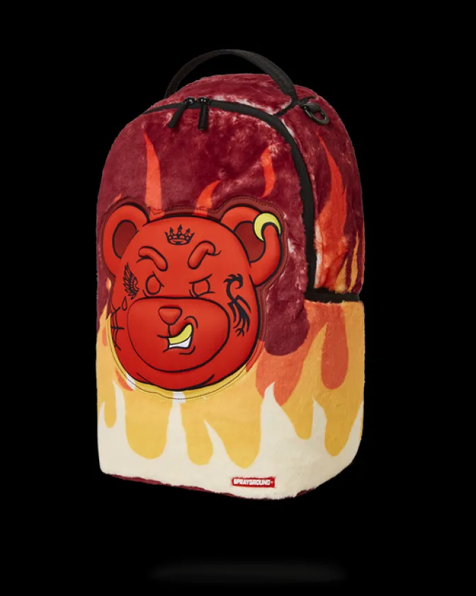 DIABLO COZY VELOUR FUR BACKPACK
