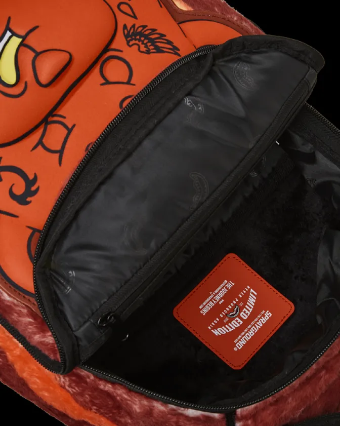 DIABLO COZY VELOUR FUR BACKPACK