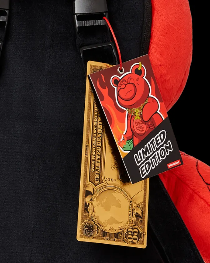 DIABLO PLUSH TEDDYBEAR BACKPACK
