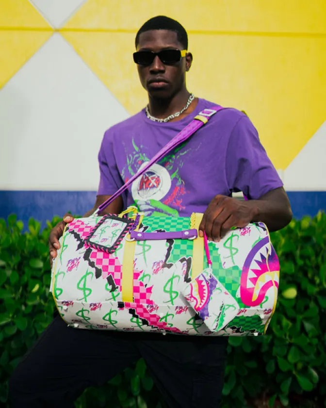 DREAMY TECHNICOLOR DUFFLE