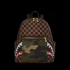EXTERIOR GOLD ZIP POCKET SHARKS IN PARIS SAVAGE BACKPACK