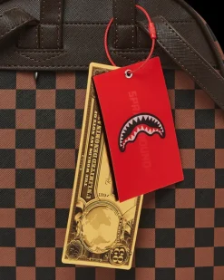 EXTERIOR GOLD ZIP POCKET SHARKS IN PARIS SAVAGE BACKPACK