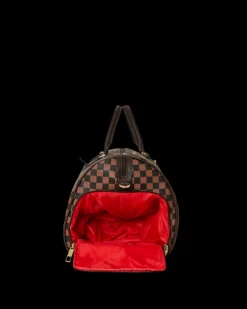 EXTERIOR GOLD ZIP POCKET SHARKS IN PARIS DUFFLE