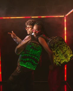 FIBER OPTICS 3AM THE PARTY NEVER STOPS BACKPACK