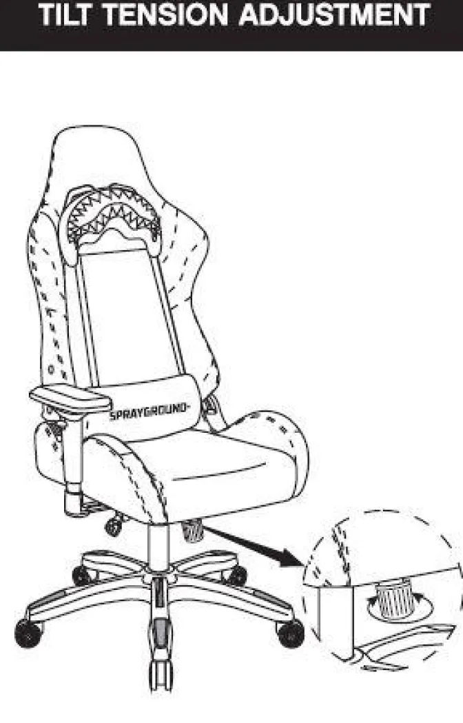 FIRE CAMO GAMING CHAIR - SUPER RARE