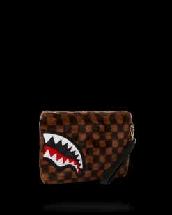 FURRR SHARKS IN PARIS CROSSOVER CLUTCH